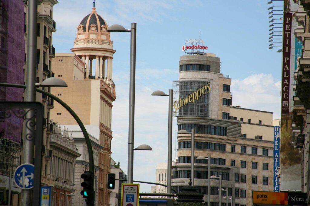 Building in Gran Vía-Madrid-My Travel Monkey