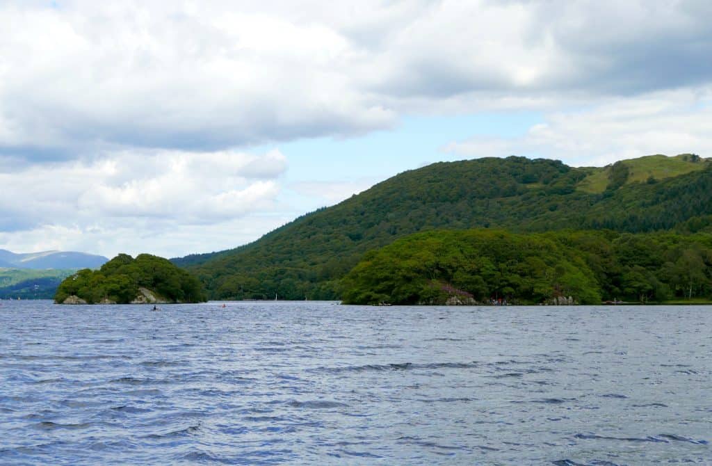 Sailing On The National Trust's Steam Yacht Gondola on Coniston Water, Cumbria
