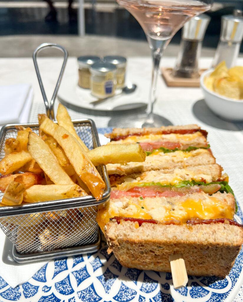 Club sandwich at Nao bar-My Travel Monkey