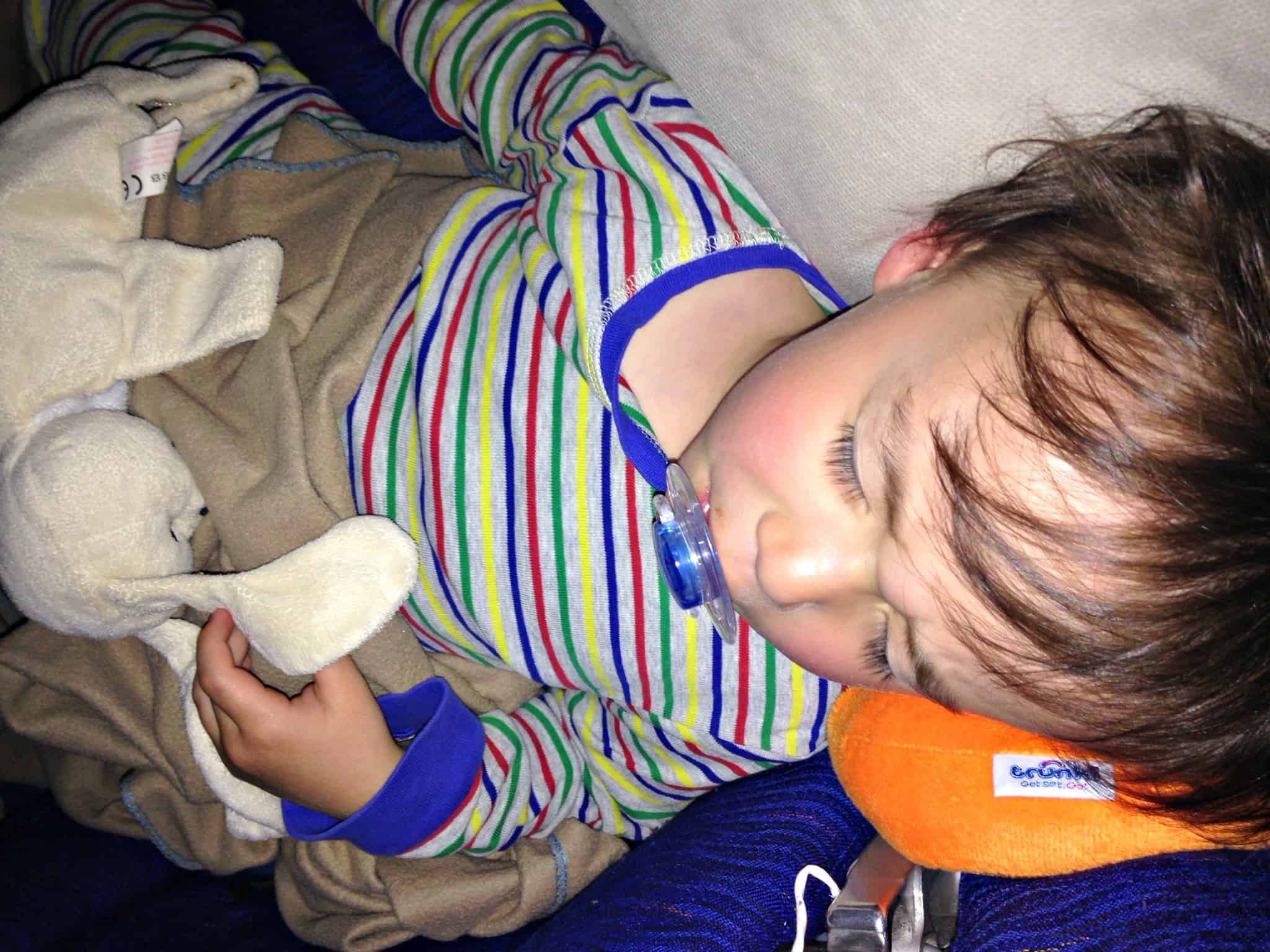 how to fly with a toddler-sleep routine on board-My Travel Monkey
