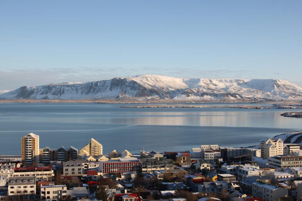 View of Reykjavik in winter - My Travel Monkey