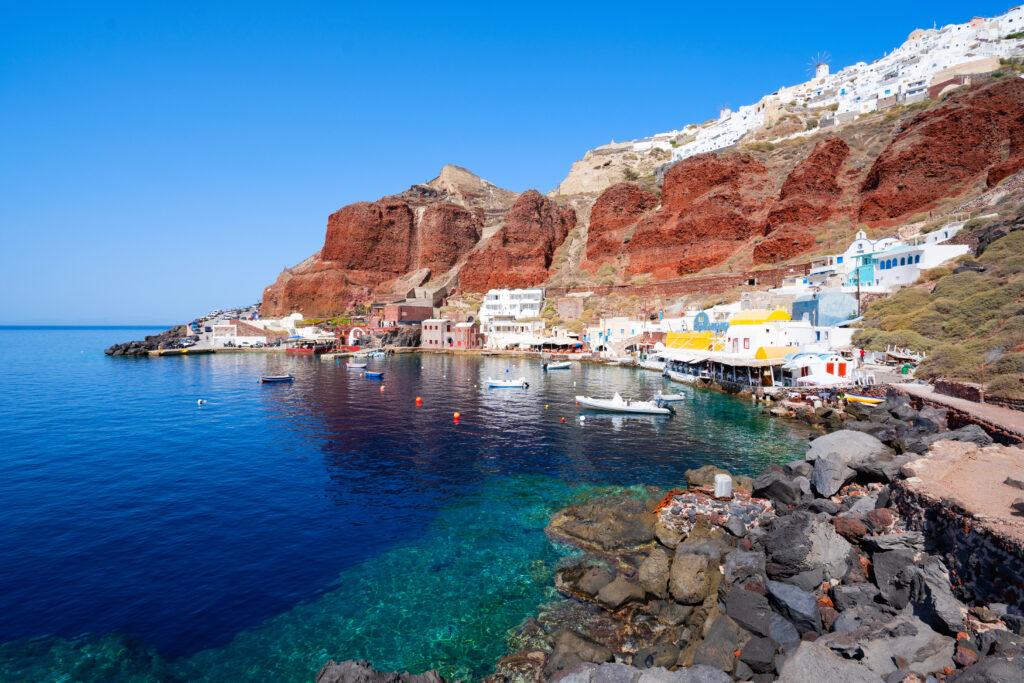 Amoudi bay, Santorini, Greece-My Travel Monkey