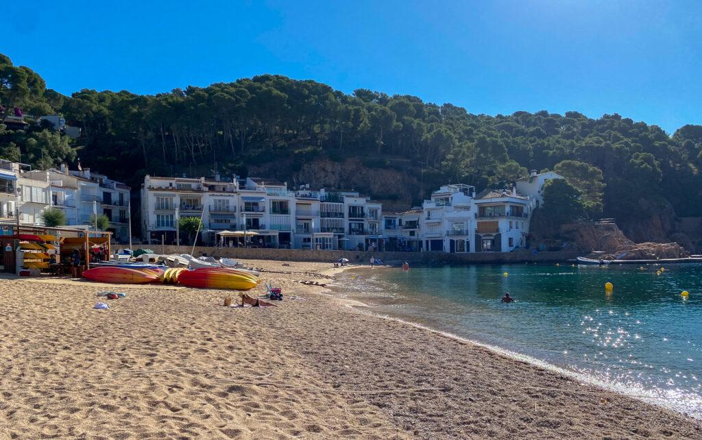 Tamariu beach in Costa Brava - My Travel Monkey