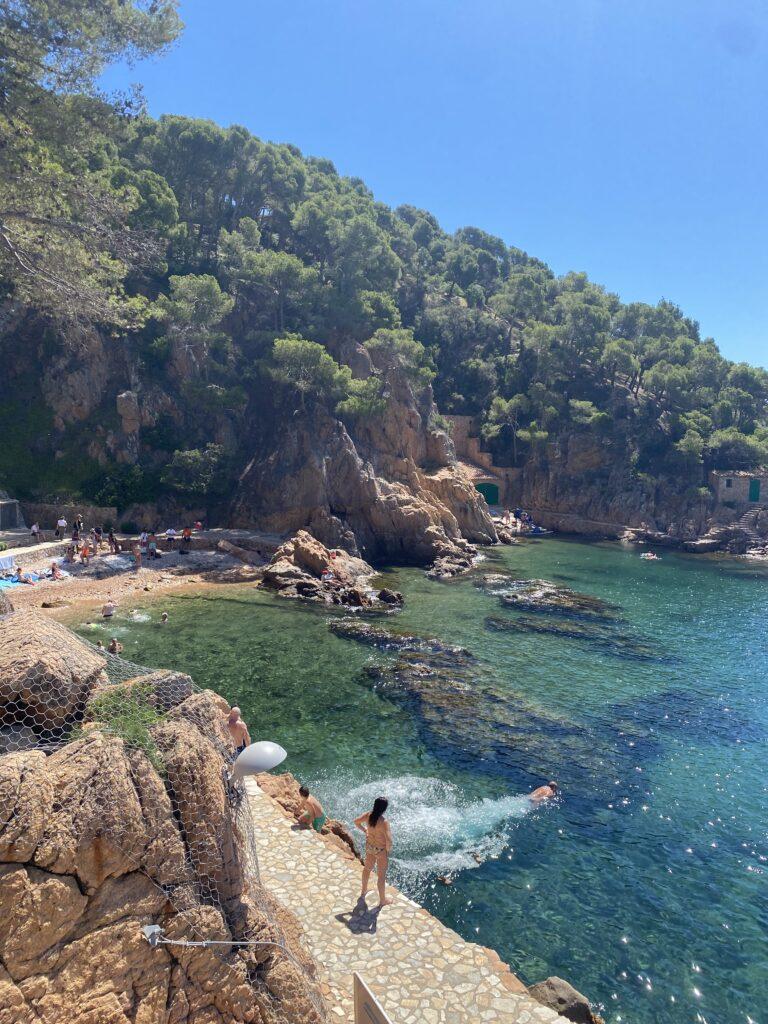 Tamariu beach in Costa Brava - My Travel Monkey
