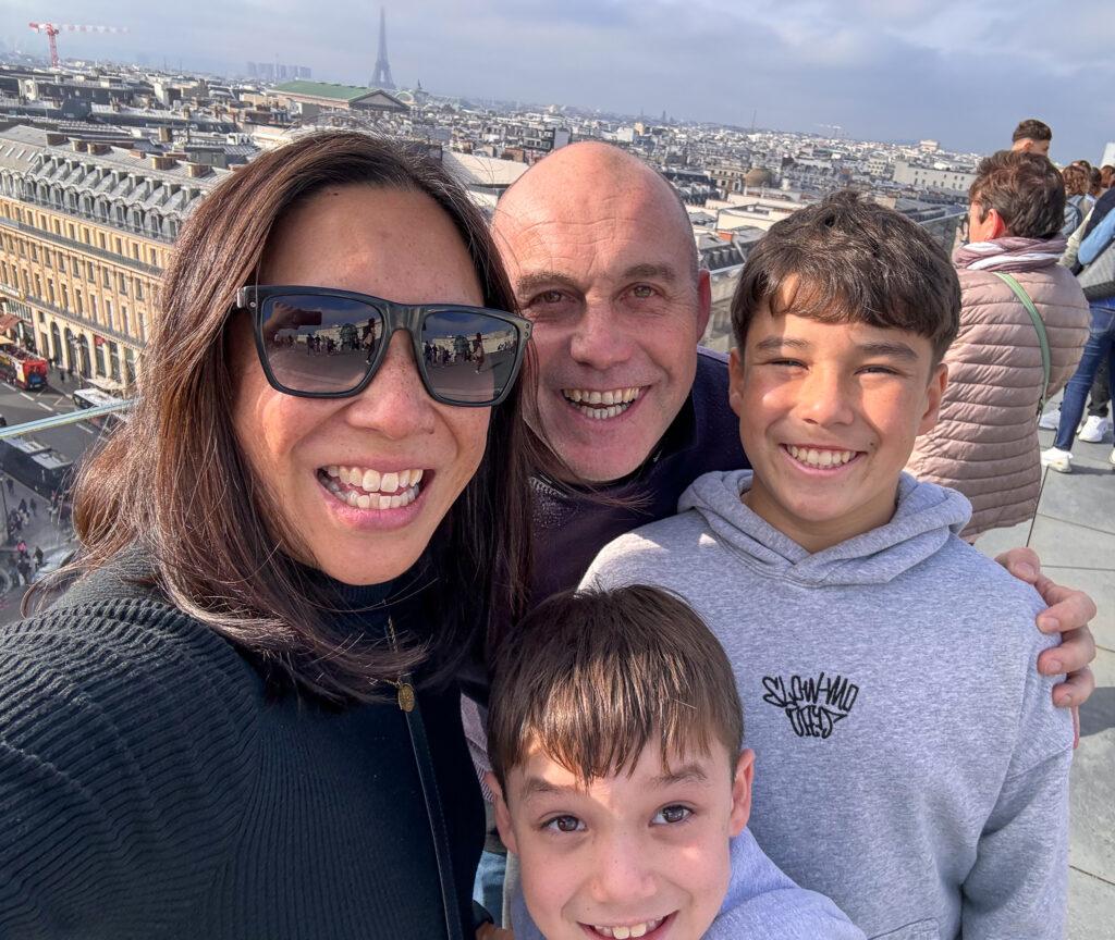 Paris with kids - Top of Galeries Lafayette-My Travel Monkey