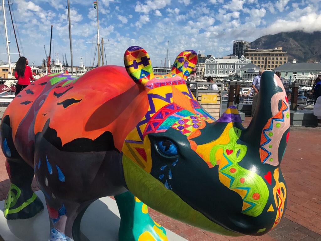 Cow at V&A Waterfront-Cape Town-South Africa