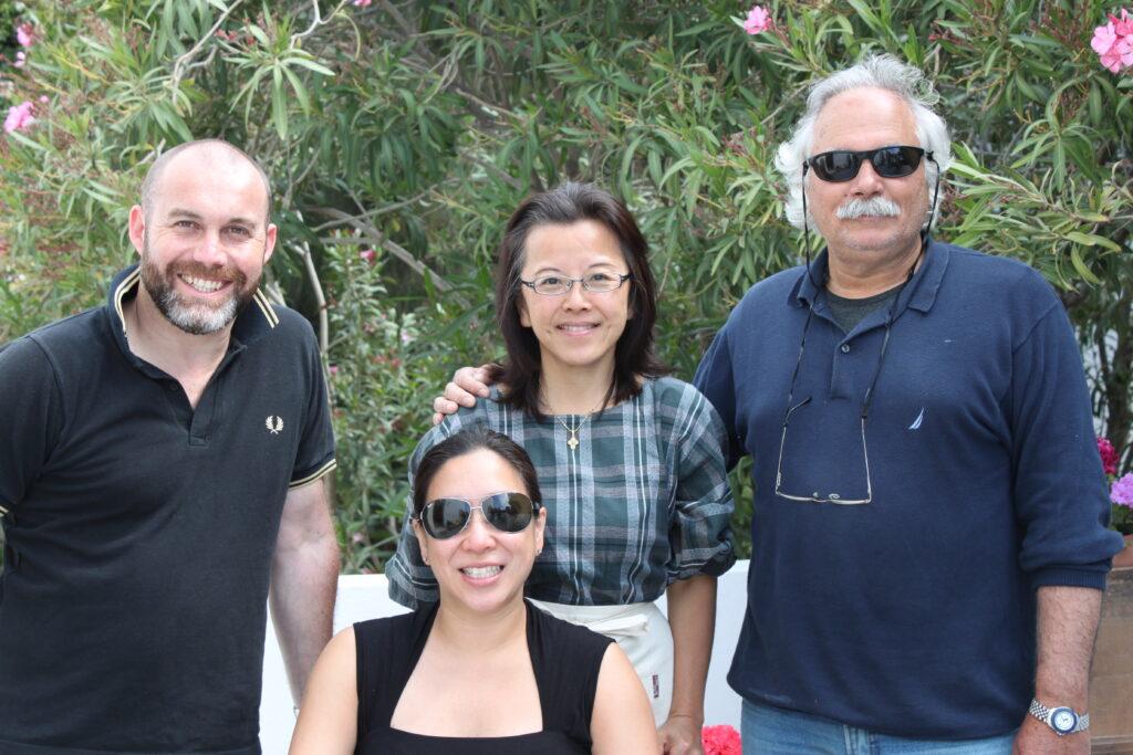 Hotel Zorzis owners Spiros and Hiroko with My Travel Monkey