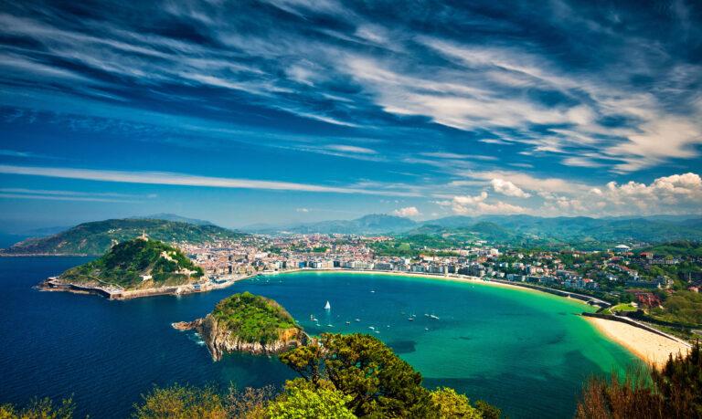 Bay of San Sebastian in Spain - My
