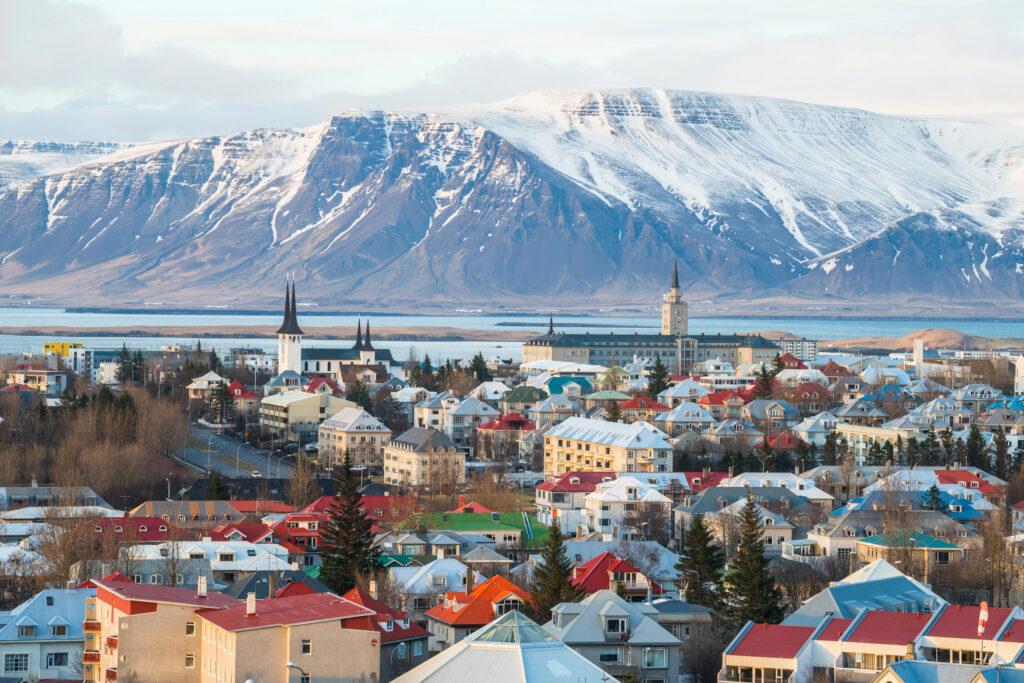View across Reykjavik in winter - My Travel Monkey