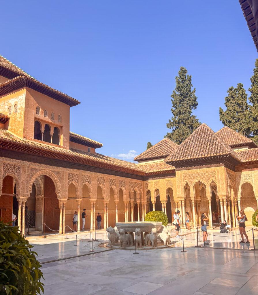 Tips for visiting Alhambra. Court of the Lions-Nasrid Palace-My Travel Monkey
