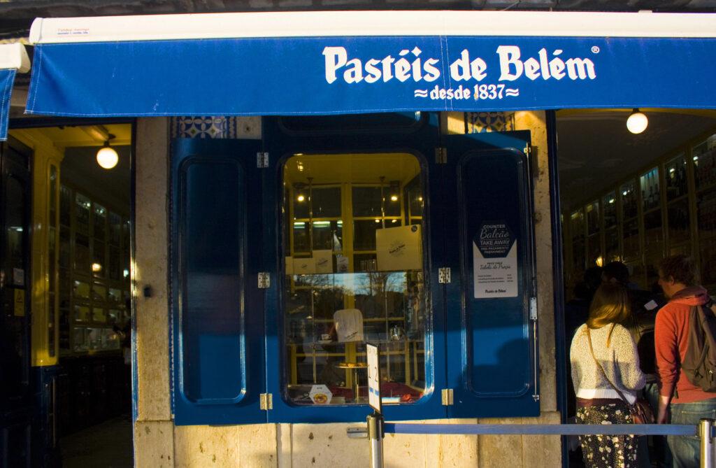 Pastéis de Belém shop front-Lisbon-yTravel Monkey