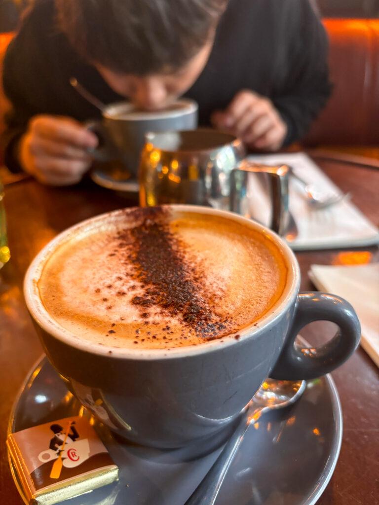 Drinking coffee in Paris-My Travel Monkey