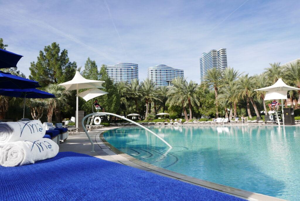 Pool at ARIA Las Vegas-My Travel Monkey