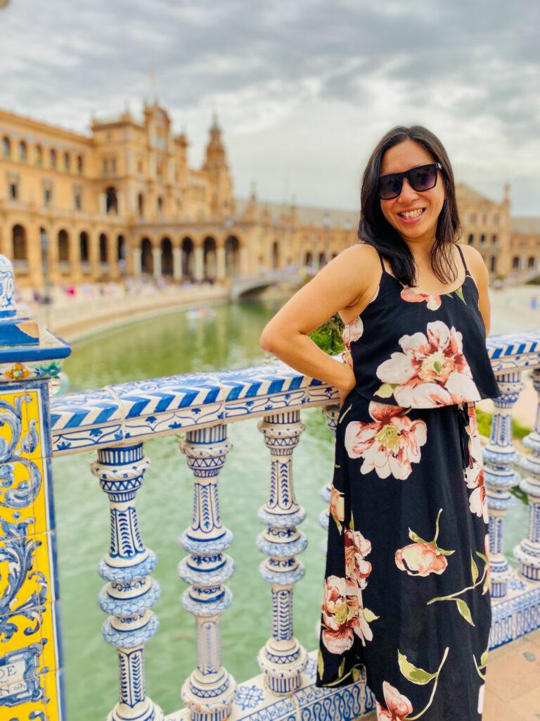 At Plaza de Espana-Where to stay in Seville-My Travel Monkey