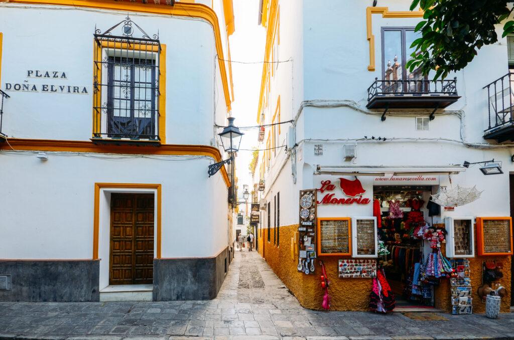 Barrio Santa Cruz street-Seville-My Travel Monkey