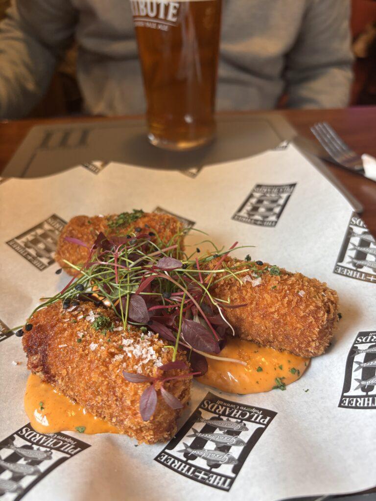 Croquettes at The Three Pilchards - My Travel Monkey