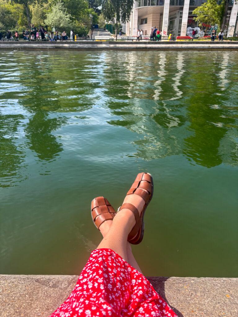 Sunbathing by Canal St Martin-Paris-My Travel Monkey
