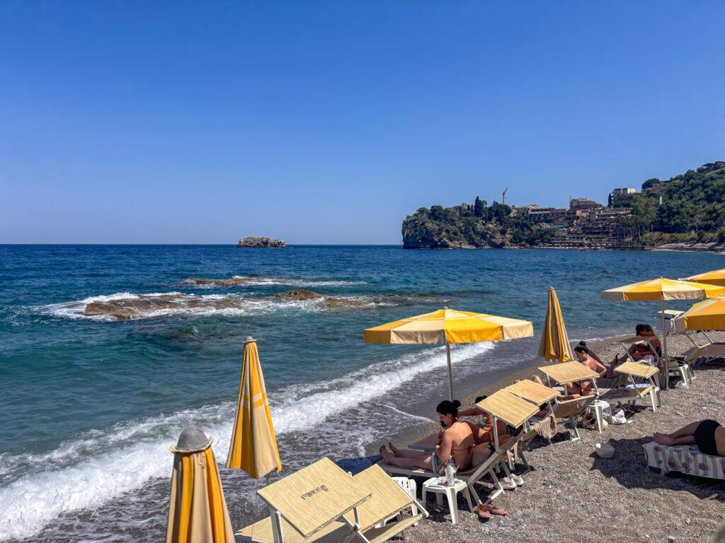 Beach at Isola Bella-My Travel Monkey
