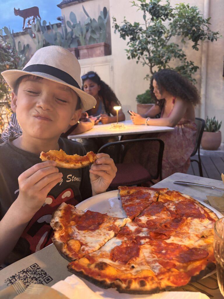 Eating Pizza-Taormina-My Travel Monkey
