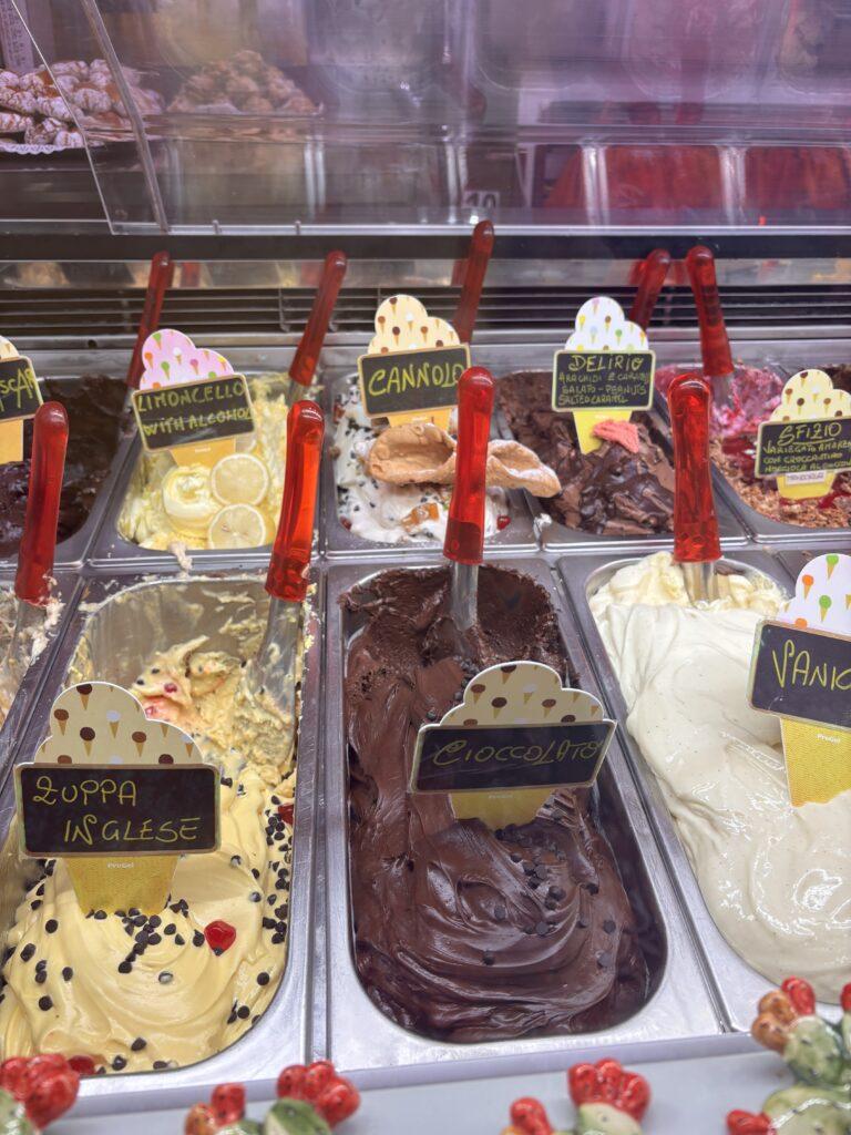 Gelato flavours-Taormina-My Travel Monkey