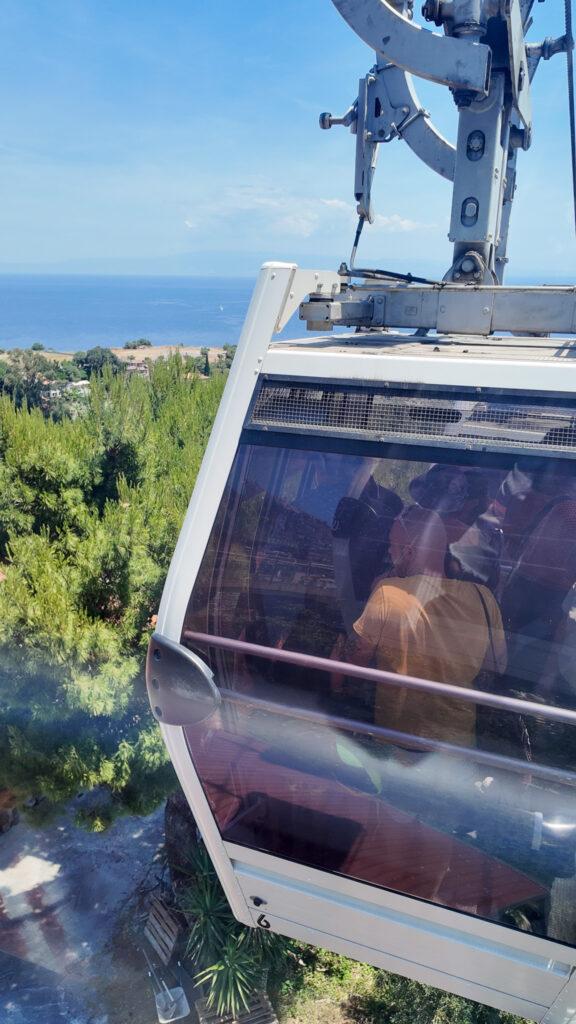 Taking the Taormina cable car-My Travel Monkey