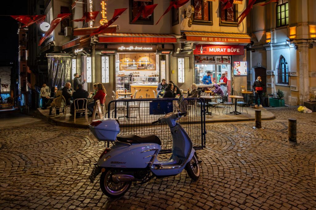 Galata district with a cafe-Istanbul-My Travel Monkey