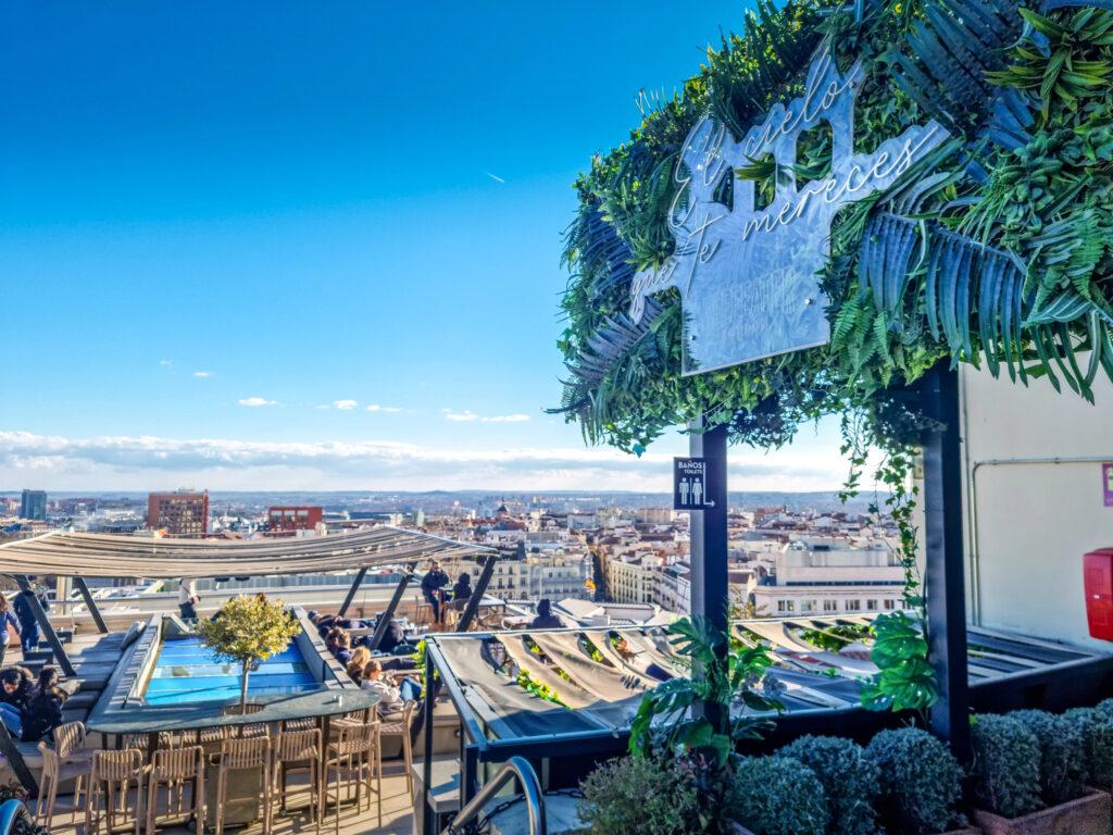 View of Madrid from rooftop-My Travel Monkey